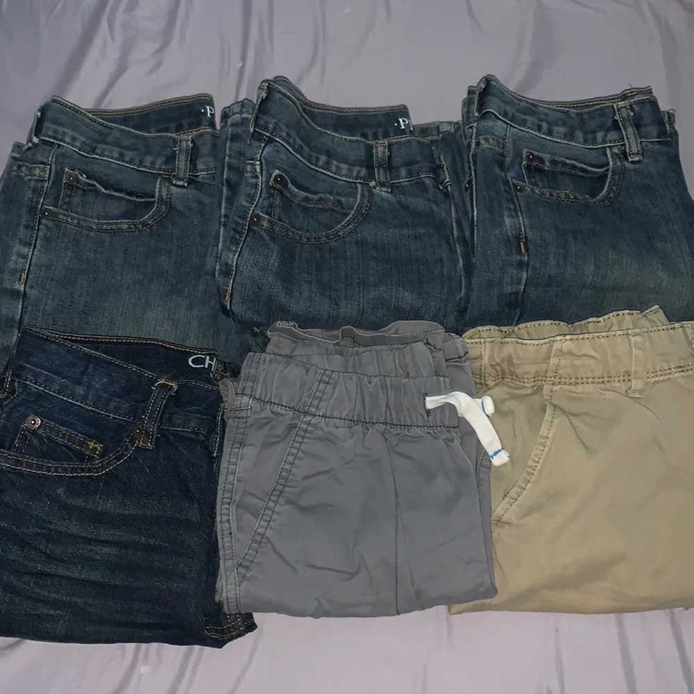 Boys size 8 pants bundle